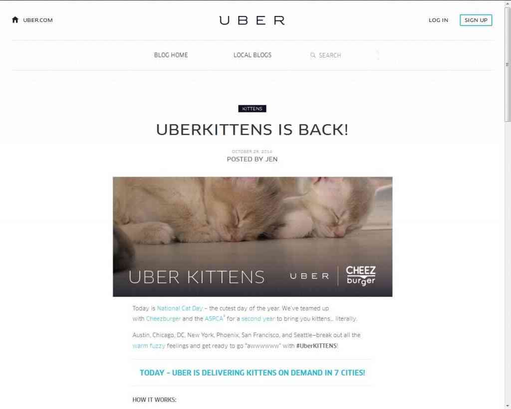 Uber para gatos