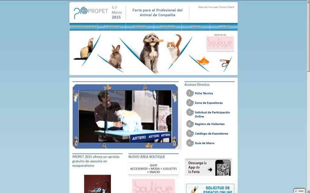 Feria de las mascotas PROPET 2015