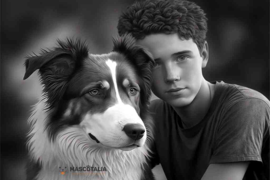 mejor amigo perro joven
